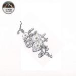 Wintersweet Flower Iron On Embroidered Patches Beaded Sequin Material For