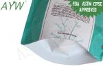 Doypack Coffee Tea Bags Moisture Proof For Chinese Tea / Matcha Tea Powder