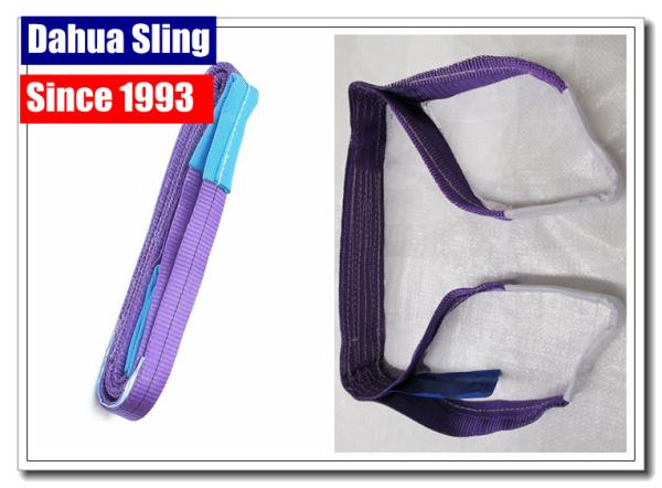 25mm / 30mm Colorful Flat Webbing Sling Heavy Lifting Straps 1000kg Wear