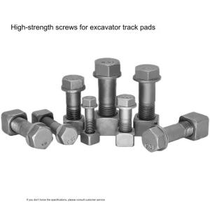 Wholesale Excavator Track Plate Track Shoe Track Steel Pad Bolt And Nut20*57 20*65 22*65 22*72 24*75 from china suppliers