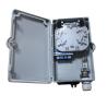 Buy cheap SC SX 4 Port Fiber Optic Termination Box IP54 Splicing Plastic Grey ISO9001 from wholesalers