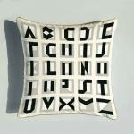 18x18 Inch Pillow Fashion Pillow Cover Decorative Jacquard Plain Cotton Cushion