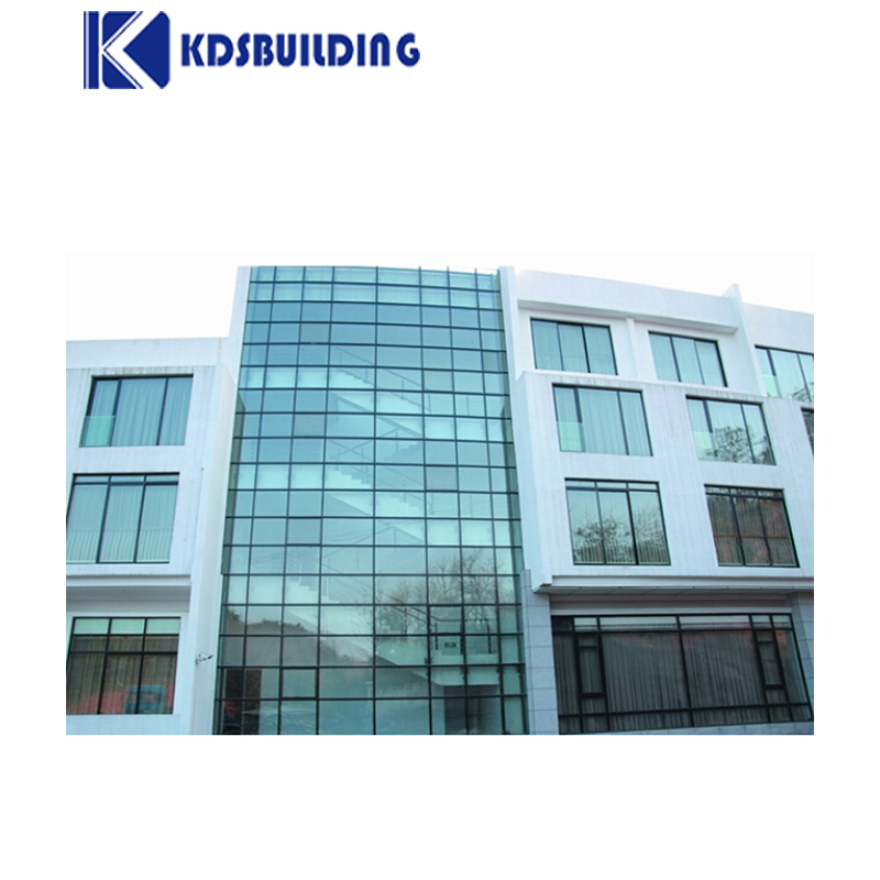 modern construction aluminum perforated facade panel glass curtain wall cladding system price