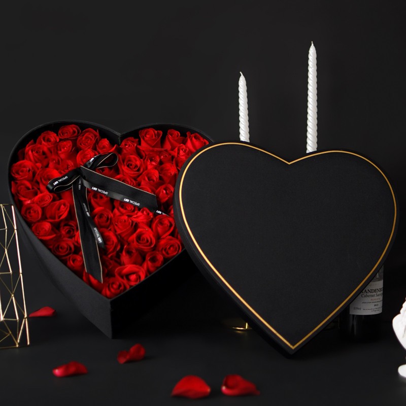 Surprise Your Loved Ones with Our Custom Coated Paper XXL Heart Shape Gift Boxes