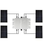 Photovoltaic 2400w Micro Inverter Silver Hybrid Customizable Laser Engraving