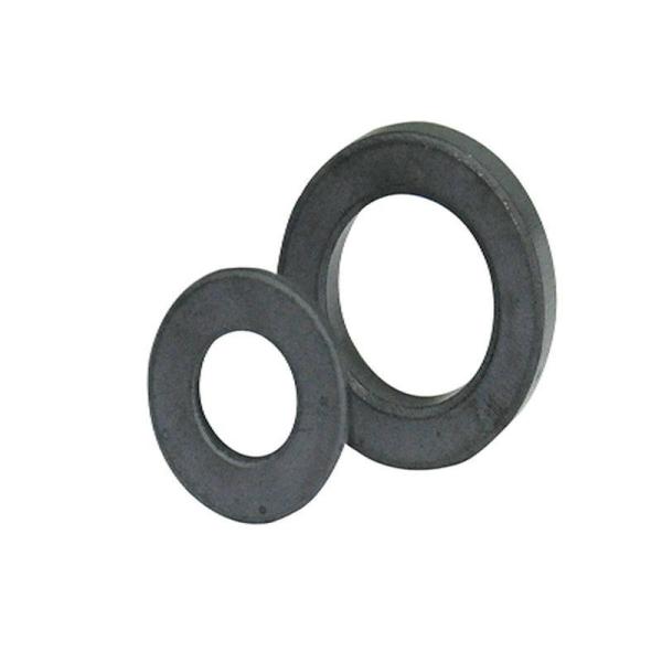 Compact Size Ferrite Ring Magnet Good Temperature Stability Low Cost Raw