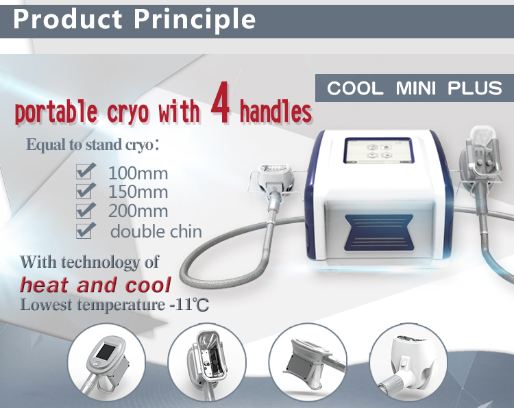 OEM Portable Cryolipolysis Machine , Cryo Weight Loss Machine 200W