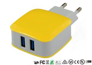 Wholesale 5V 2.4A 3.1A Dual Port USB Charger Portable Wall Charger With Smart IC from china suppliers