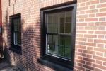 Aluminium Tempered Glass Sliding Sash Windows / Triple Glazed Commercial Grade
