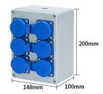 220V 16A Mobile Outdoor Waterproof Industrial Socket Box 380V 32A Portable Power