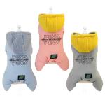 Taffeta Outdoor Winter Heavy Cute Warm Comfy Pets Hoodie Clothes ODM For Small