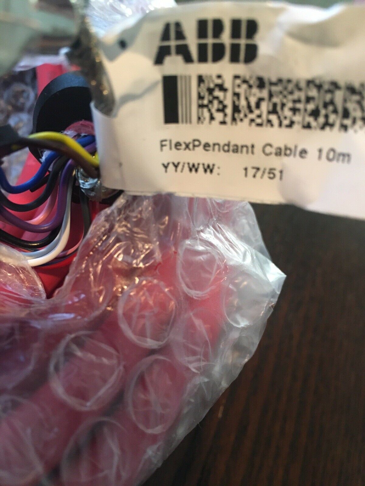 3HAC031683-001 brand new and original, Cable 10 m,3-5 working day of deliver time.