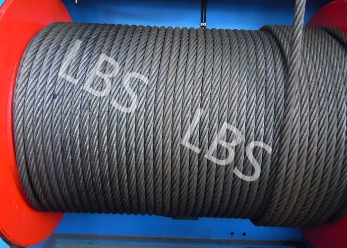 Customized Grey Long Rope Offshore Winch For Platform Lifting BV ISO Approved