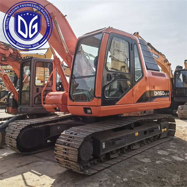 hydraulic crawler Doosan excavator DOOSAN DH150LC Excavator used 15ton excavator