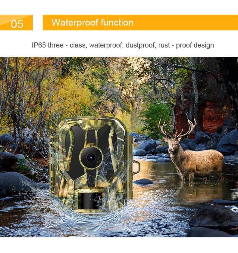 HD 1080p 20mp Trail Camera Video Recorder Waterproof With 1.5 Inch LCD Motion Activate