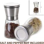 Stainless Steel 132mm 235g 170ml Shaker Salt Grinders