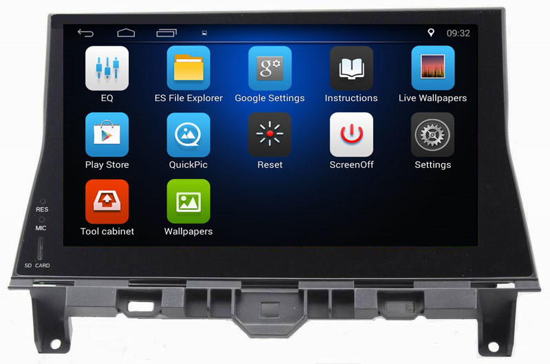 Ouchuangbo car gps navi dual zone android 8.1 for Honda Accord 8 2008-2012 with Bluetooth USB 1080 vidro wifi