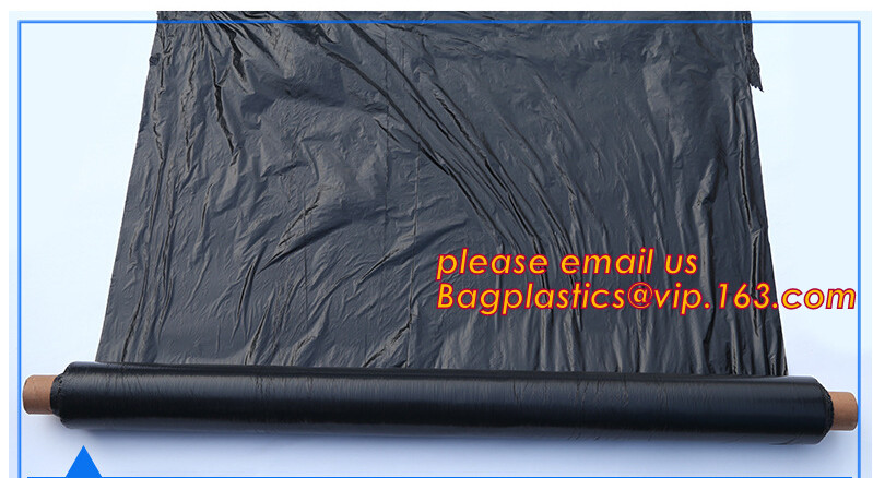 UV Resistant Black White PE/Polyethylene/Poly Reflective Plastic Mulch Film for Agricultural Ground Cover Layer BAGEASE