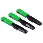 SC APC Fiber Optic Connector Assembly