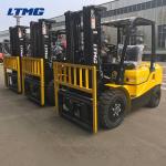 2 / 3stage Mast Counterbalance Forklift Truck 3 Ton With Rotating Attachments