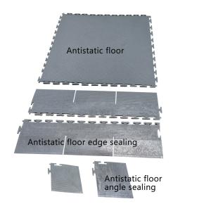 Wholesale 600x600mm Removable ESD Anti Static Interlocking PVC Vinyl Floor Material For Hospital / Cleanroom from china suppliers