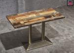 Casting Iron Base Restaurant Dining Table 0.15cbm Volume For Fast Food / Hot Pot