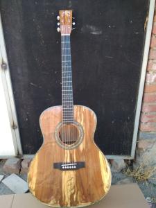 Wholesale AAAA handmade all Solid apple wood guitars OM body guitar imported wood soundhole EQ acoustic electric guitar from china suppliers