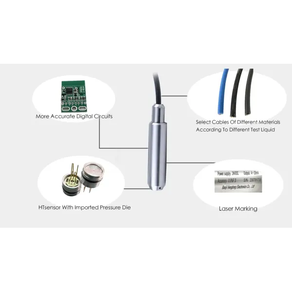 BH93420-I 24VDC 4-20mA Hydrostatic Liquid Level Sensor