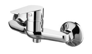 Wholesale Shower Mixer Faucet Cold Hot Tap Brass Single Lever Chrome from china suppliers