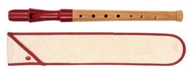 Eco-friendly 8 HOLE German/Baroque Half Wooden Soprano Recorder -AG8A-28G/AG8A