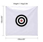 Canvas Golf Driving Net Golf Hitting Target Cloth White Color 1.5m