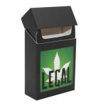C2S Paper PMS Cigarette Packaging Box Preroll Flip Open Color Printing 128gsm