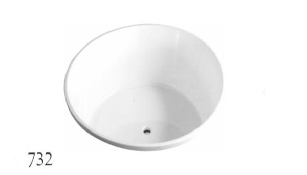 Soaking Round Freestanding Bathtub Deep Bathtubs For Small Bathrooms Elegant