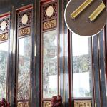 Top quality decorative mouldings stainless steel trim and frame for glass door