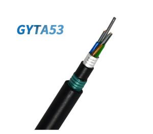 Wholesale Manufacturer Double sheath GYTA53 24 Cores Single Mode Armored Underground Fibre Optic Cable from china suppliers