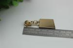 Professional hardware factory new design NO.5 hot sale zinc alloy nickel color