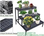 Metal Plant Stand Garden Display Shelf Flower Pot Holder Storage Organizer Rack