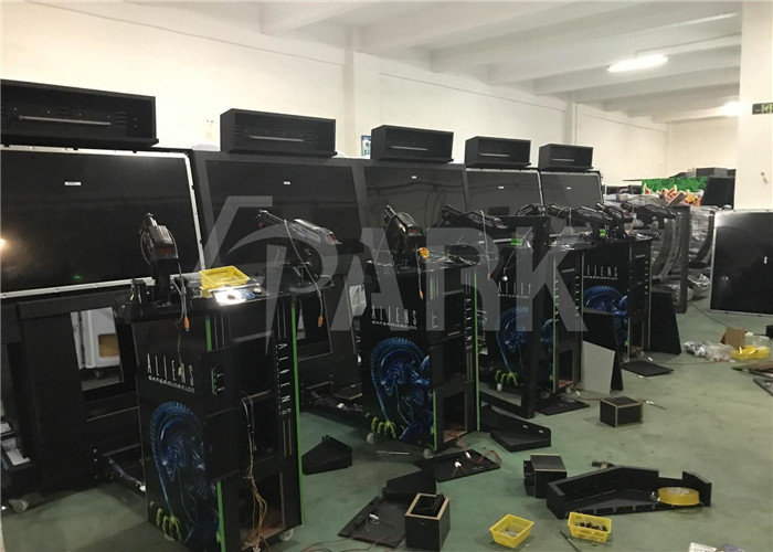 Hardware Material 4 Gun Shooting Arcade Machines Exciting L1500 * W2050 * H2250
