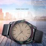 Promotional Fashion Wooden Chronograph Watches With Good Zebra Wood