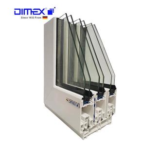 Wholesale White Sliding Window Door UPVC Profiles 112mm For Building Materials from china suppliers