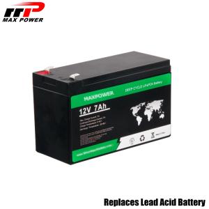 Wholesale Rechargeable Lithium Lifepo4 Battery 12v 7ah 92.16wh 2P4S Cell long durable lead acid replacement from china suppliers