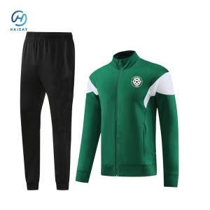 Wholesale 2025 Wholesale Men'S Soccer Jersey Quality Athletic Wear Long Sleeve Training Tracksuit Custom Name Football Clubs Football from china suppliers