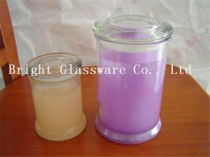 Wholesale Beautiful color Glass Candle Jars with cheap price from china suppliers