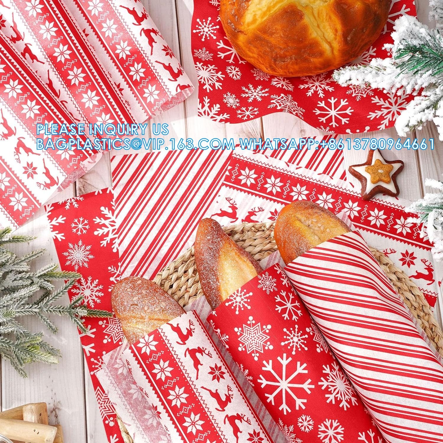 Wax Paper Food Picnic Paper Disposable Food Wrapping Greaseproof Paper Food Paper Liners Wrapping Tissue