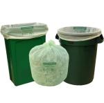 Indoor And Outdoor Recycled Plastic Trash Bags With Star Sealed Closure