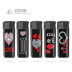 Customized Packaging Normal Label UK Logo Electric Lighter 8.2*2.49*1.0 cm