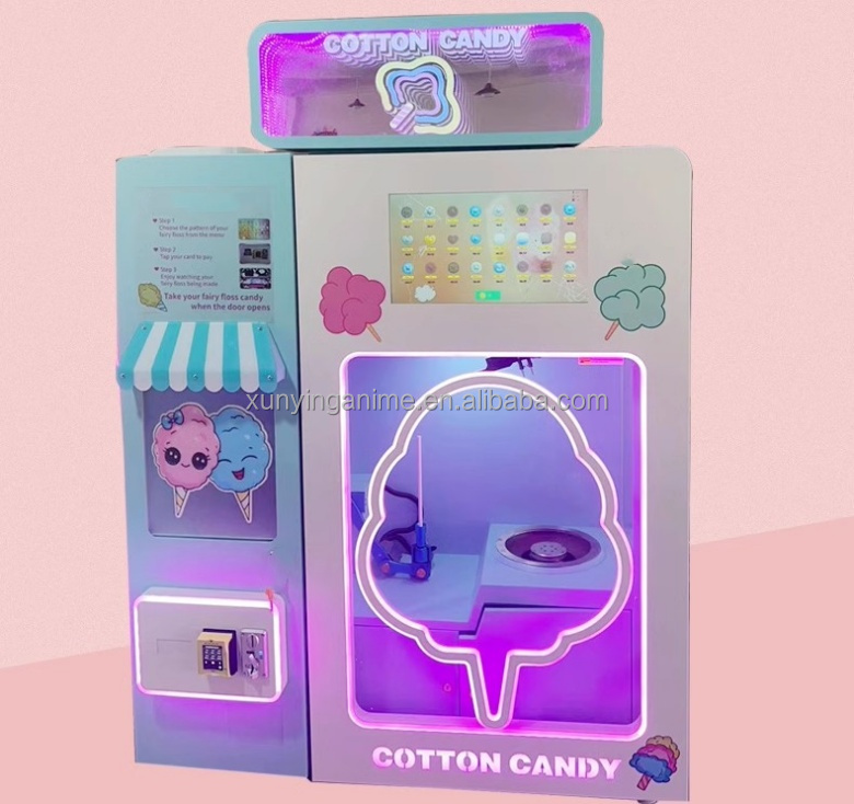 OEM Robot Automatic Cotton Candy Machine 180KG 21.5inch