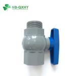 Household Usage Red Handle Plastic Ball Valve with Male Female Threaded