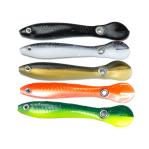 5 Colors 10CM/6g PVC Loach Soft Lures Tail Fish Baits Plastic Fake Bait Fishing