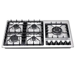 Wholesale Outdoor Stainless Steel Built In Gas Stove 5 Burner from china suppliers